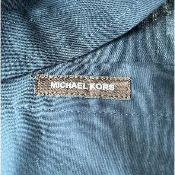 Michael Kors Long Sleeve Stretch Cotton Button Down Shirt. - Picture 7 of 7